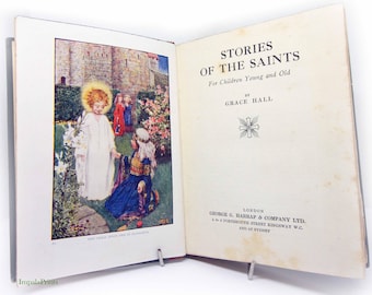 Geschichten Der Heiligen 1921 illustriertes Religiöses Buch Christliches Kinderbuch