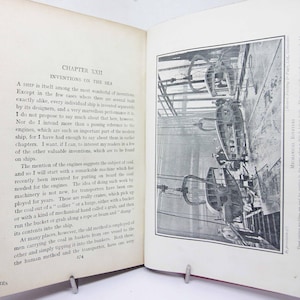 Antik ingenjörsbok från 1922 – Industriteknikguide, illustrerad inbunden, historisk ingenjörskonst och uppfinningar