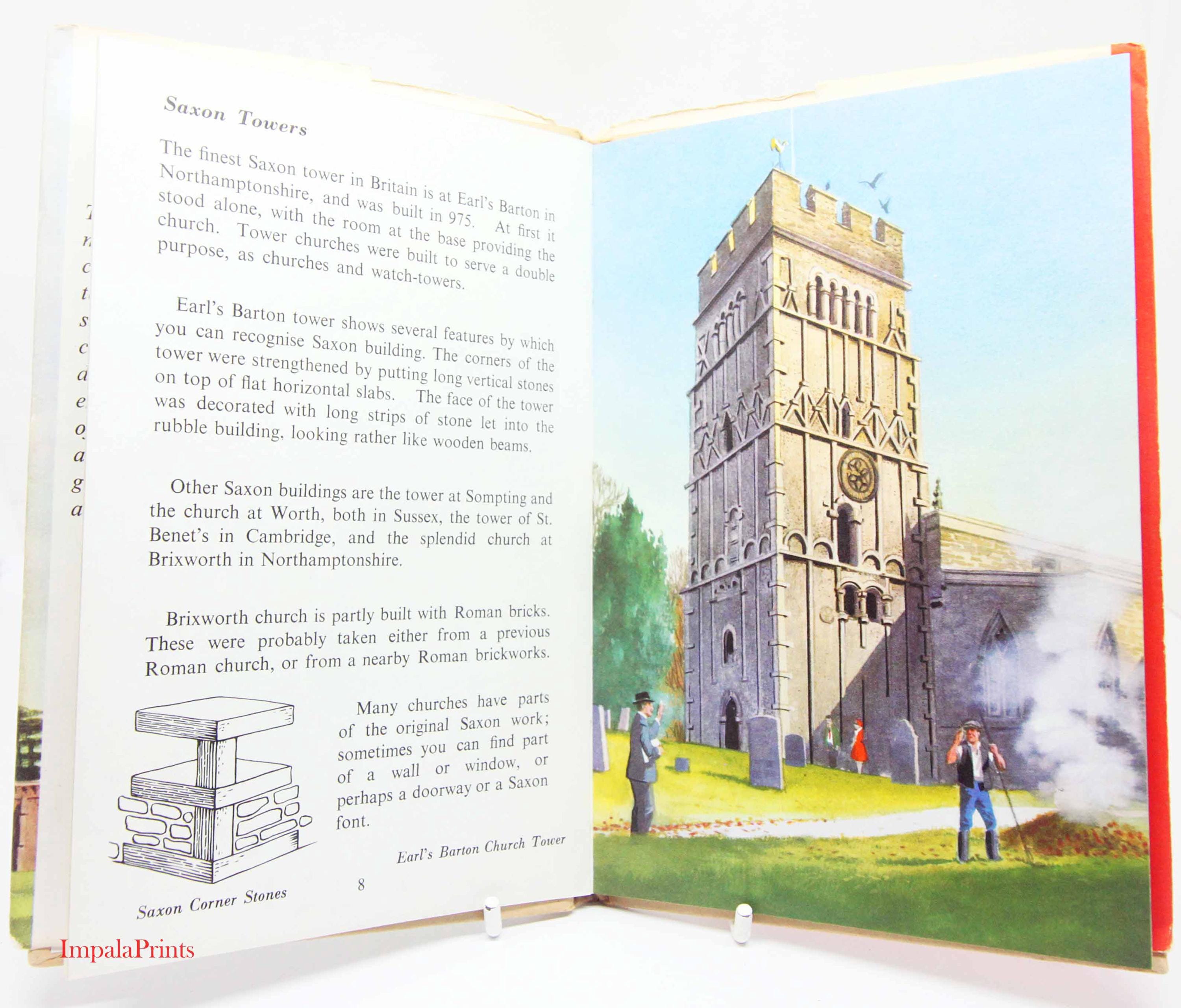 Churches and Cathedrals Illustrated Architecture 1960s Ladybird