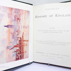 English history picture book British Occupation of Egypt to the opening of parliament illustrated picture book history textbook History
