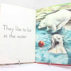 Zoo – Vintage 1960 Ladybird Early Reader Book | Illustrated Animal Nature Guide | Hardback Wildlife Collectible