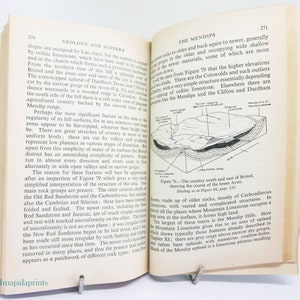 Geology book Vintage geography Science Book hardback illustrated gift book