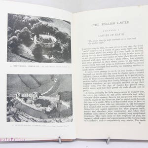 English Castles 1948 History guide to historic buildings Illustrated Travel book History book