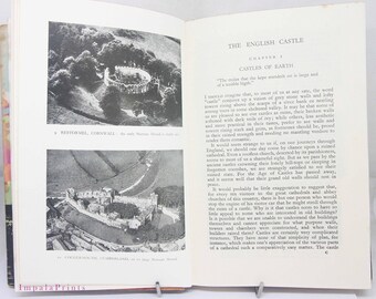 English Castles 1948 History guide to historic buildings Illustrated Travel book History book