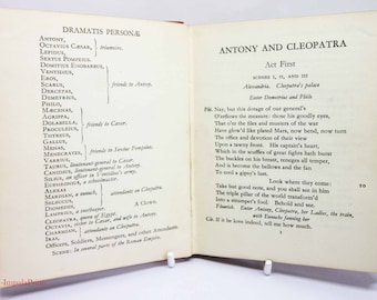 Antony en Cleopatra William Shakespeare 1946 Vintage zakboekje Engelse literatuur Klassieke boeken