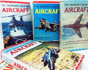 Vintage Aircraft Guides Aviation Books Gifts Book Spotter Book