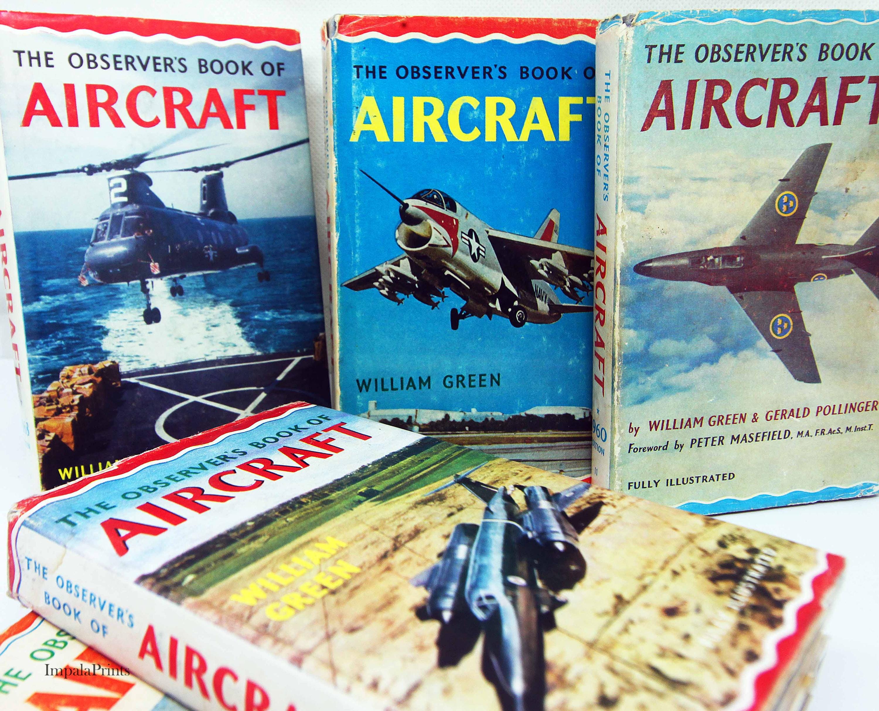 Vintage Aircraft Guides Aviation Books Gifts Book Spotter Book