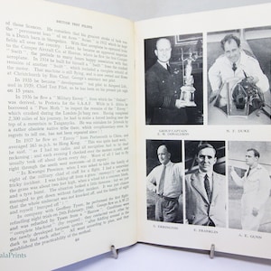 British Test Pilots 1950 Aviation book Pilot RAF Aircraft Vintage book Hardback flight Military