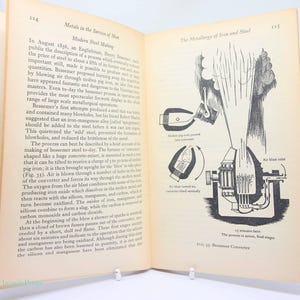 Metal in the service of Man Science book Vintage Factual 1954 book paperback illustrated