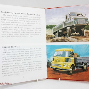 Comercial Vehicles 1969 Ladybird Book Picture book Childrens collectable engineering gift Vintage factual Illustrated History Children