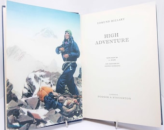 High Adventure Everest Climbing Adventure book vintage back adventure climb gift travel adventure