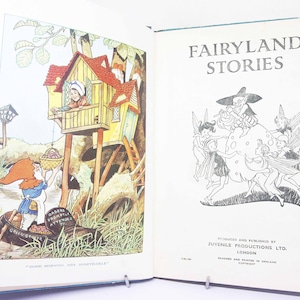 Fairy Tales Story Book Illustrated Children&#39;s book Stories gifts Vintage Book Kids Book antique illustrated