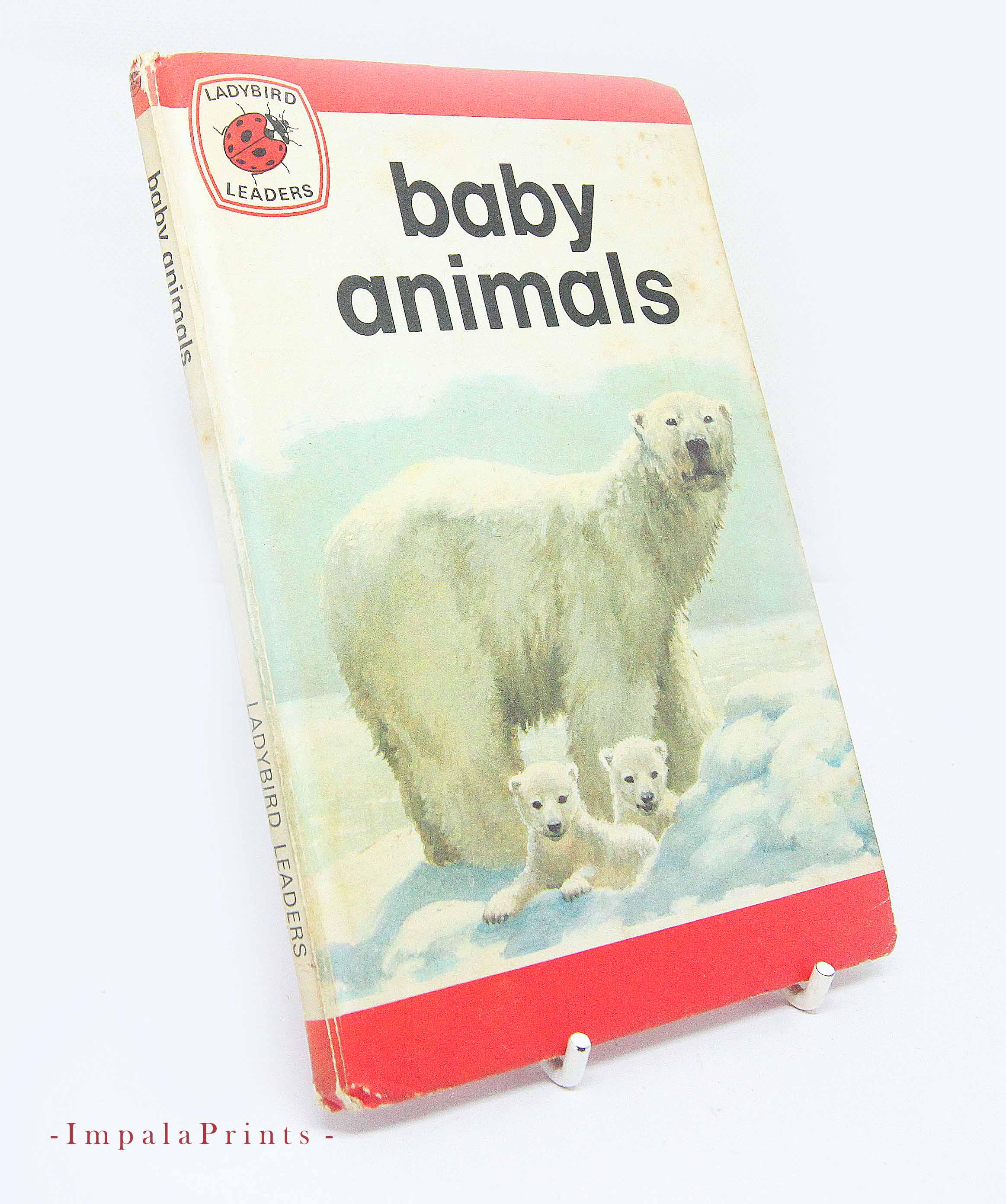 赤ちゃん動物 – 1974年ヴィンテージの子供向け絵本、イラスト入り 
