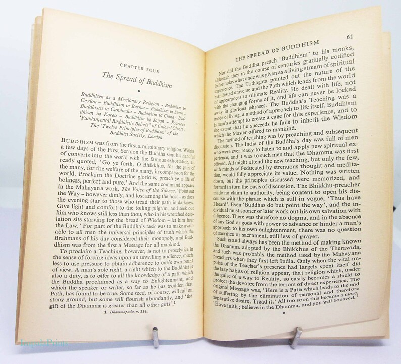 Buddismo Libro Vintage Serie Religione Pelican Libro vintage meditazione brossura Buddismo immagine 5