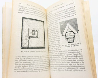 Egyptology Pyramids of Egypt 1947 Archaeology book History book illustrated Egyptian temples textbook earth structures