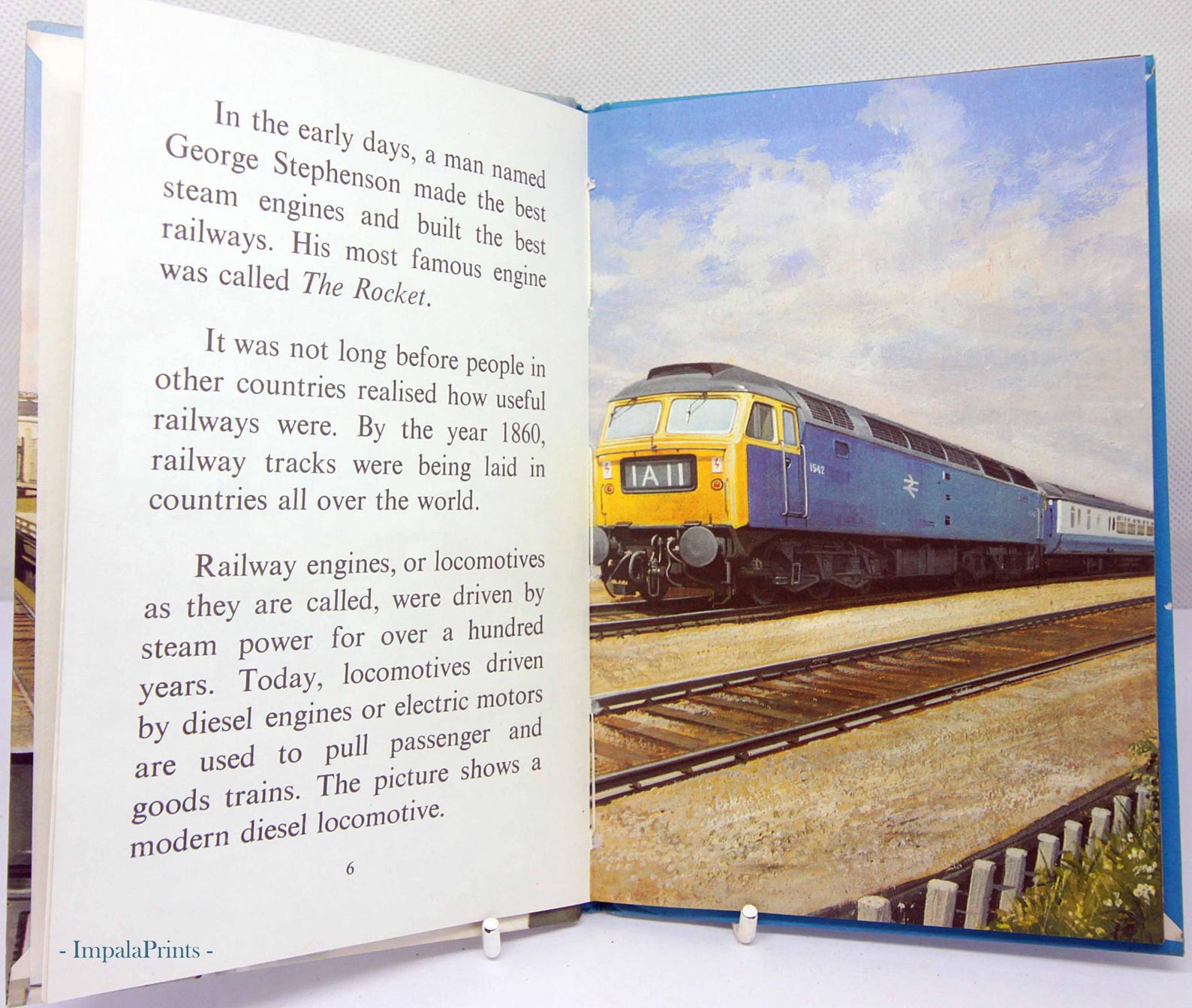 On the Railways Ladybird Book, Picture Books Vintage Book Trains ...
