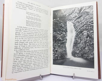 Przewodnik turystyczny All Around Scotland 1947 Twarda oprawa ilustrowany przewodnik turystyczny Vintage