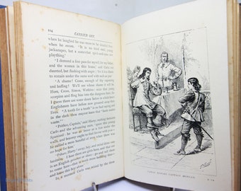 1904年海賊時代児童書挿絵入りアンティークハードカバーヴィンテージ本