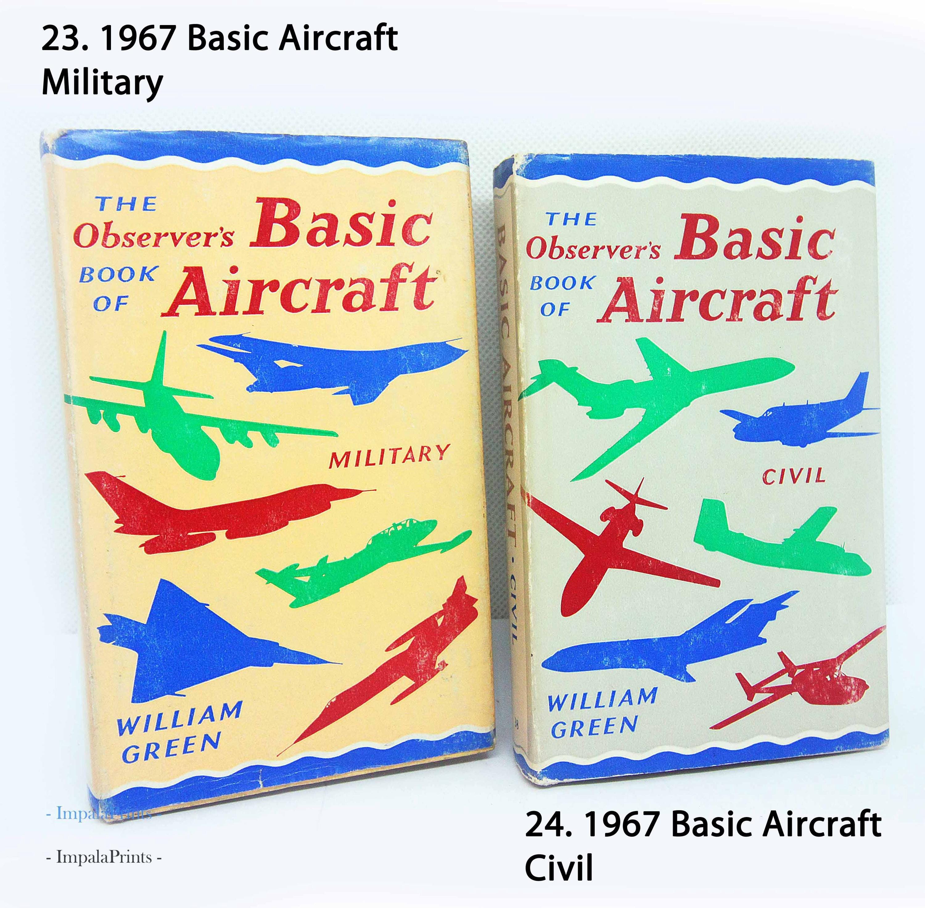 Vintage Aircraft Guides Aviation Books Gifts Book Spotter Book