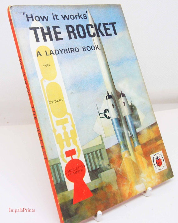 The Rocket Book, Space Travel Astronomy Vintage Science Book Nights Sky  Engineering Book Childrens 