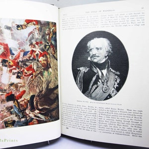 English history picture book Peninuslar War - Death of Peel illustrated picture book history textbook History books
