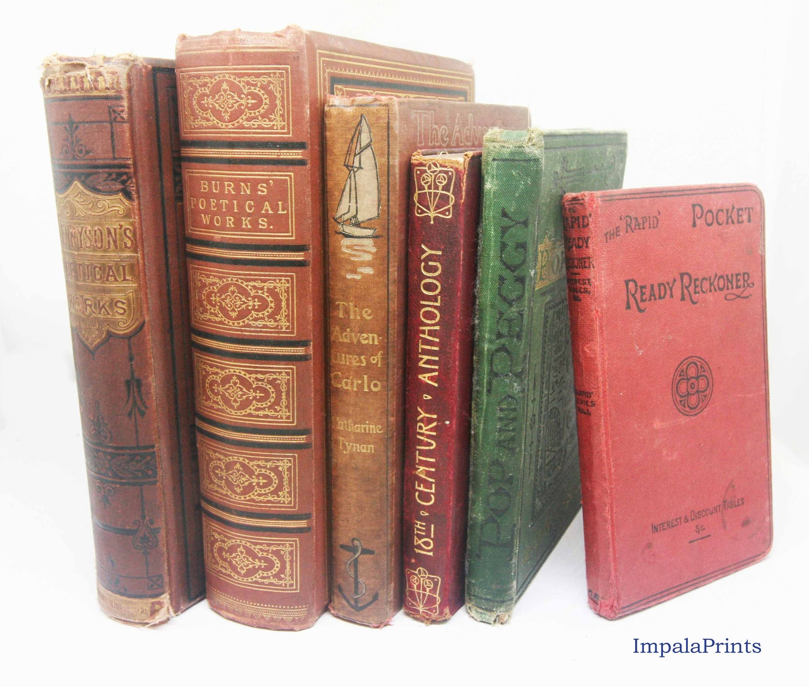 Adopt an Antique 100 Year Old Charming Vintage Books Loved Etsy UK