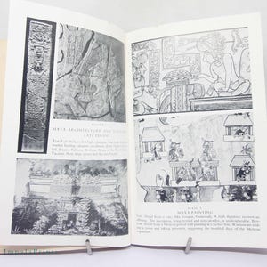 Aztec history Illustrated Archeology Hardback 1950s exploration Travel South America vintage books