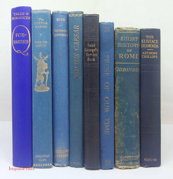 Adopt an Antique Book Worn Loved Hardback Books Vintage Book for