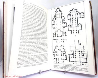 The English Church, in the Middle Ages 1944 Vintage Guide hardback travel guide illustrated Architecture