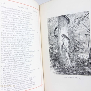 Obras poéticas de John Milton 1880 Libro de poesía Libro antiguo de poemas Libro de poetas antiguos de tapa dura Amarillo