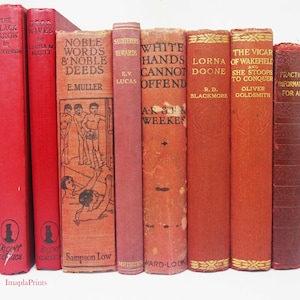 Vintage And Antique Adopt a Book, alte Bücher Liebten gebundene Bücher Vintage Buch für Buchliebhaber