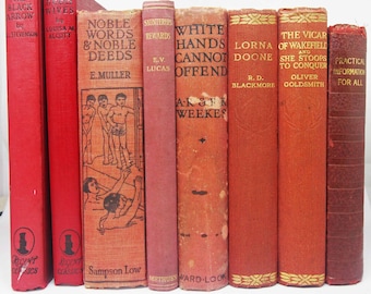 Vintage And antique Adopt a Book, old books Loved hardback books Vintage Book for book lovers