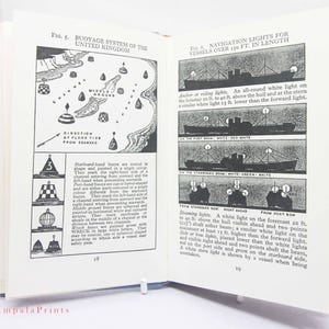 Ships Vintage Guide Nautical Book to ships collectible Guide book Maritime Gift book colour illustrated