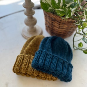 PREORDER Beanies, Cuff Beanie, 100% Wool, & Alpaca Fiber