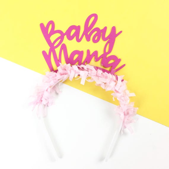 baby shower headband for mom