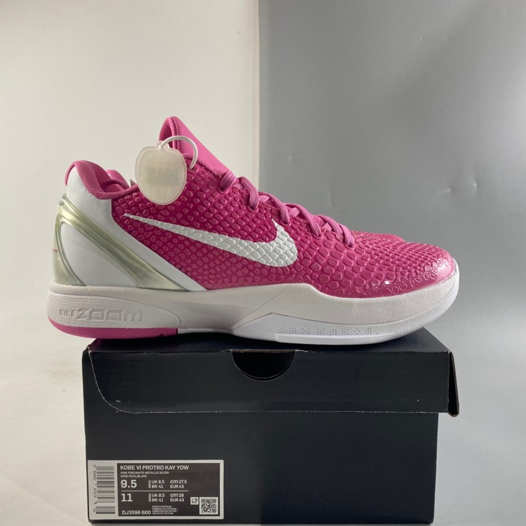 Nike Kobe 6 Protro “Think Pink” Pinkfire/Metallic Silver-White CW2190-600  For Sale
