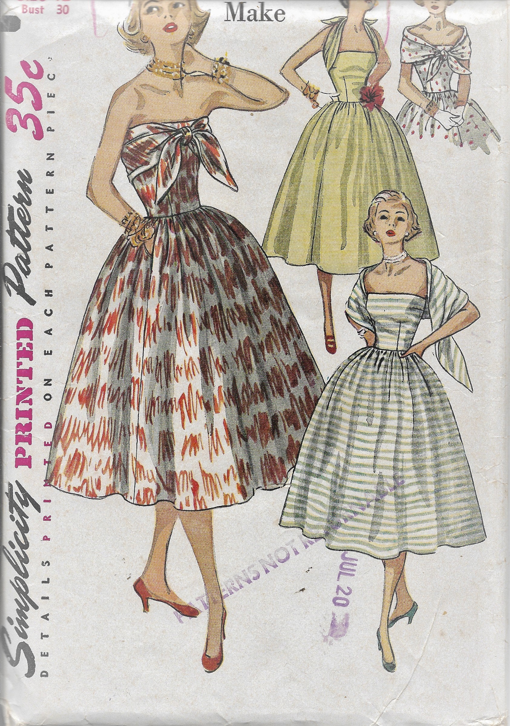 Simplicity 4335 Junior/misses One Piece Special Occasion