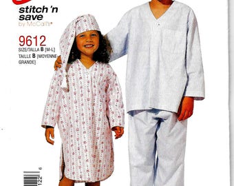 Boys Girls Nightie Pajamas Pajamas 