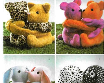 Butterick 4153   Hugging Pals     UNCUT