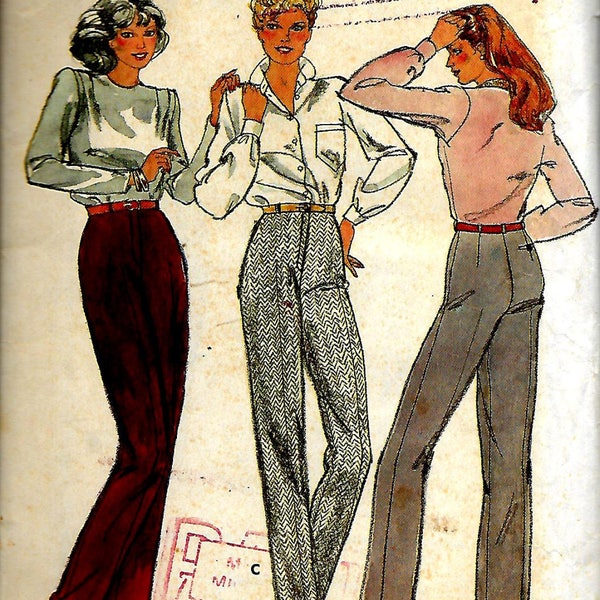 Butterick 3299        Misses Proportioned Pants        Sizes  8 or Size 10      Uncut   C1970