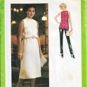 Simplicity 8997    Vintage Misses Dress and Tunic Pattern   Size 16     UNCUT