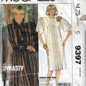 McCall&#39;s 9397       Linda Evans   Dresses     Size 8   UNCUT