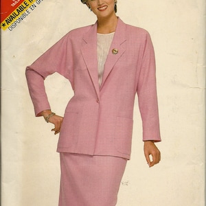 Butterick  5556        Misses Jacket and Skirt           Size 14-18     C1987      UNCUT