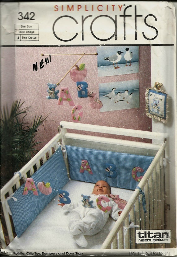 crib bumper pattern simplicity
