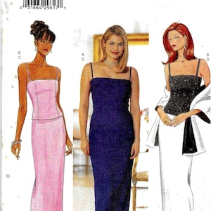 Butterick 6070   Misses/Petite Top, Skirt, Stole    Size 18,20,22    UNCUT
