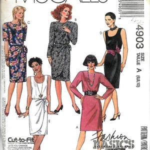 McCall&#39;s 4903     Misses Dresses  in Different Styles     Size 6,8,10        Uncut