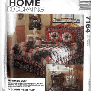 McCall&#39;s 7164   Biscuit Quilt Pattern      UNCUT