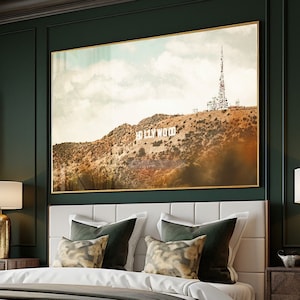 Hollywood Sign Photograph, Los Angeles Print, LA Print, Urban Decor, Hollywood Sign Print, Hollywood Hills, Los Angeles Decor, Boho print