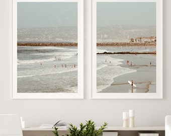 San Diego Photography, San Diego Surf, Beach Wall Art, Mission Beach, California, Ocean Print, Ocean Seascape, Beach House Decor