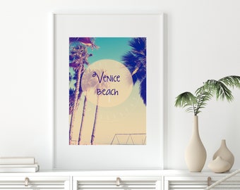 Venice Beach, California, Beach Decor, Seaside Photography, , Los Angeles Photography, Venice Beach Wall Art, Palm Trees Photo, Los Angeles